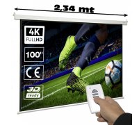Electric projector screen 100" 4:3
