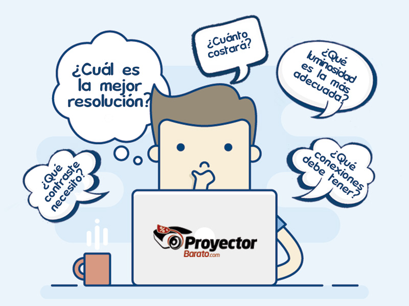 Preguntas que debes hacerte antes de comprar un proyector.