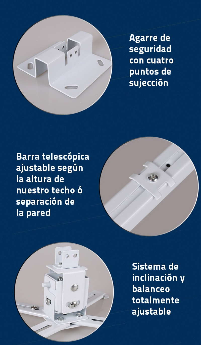 Soporte Universal De Techo Con Bandeja Para Proyector/cámara esquí esquí  Gafas de esquí