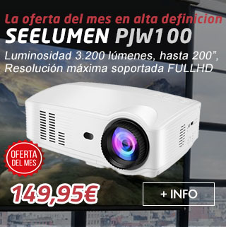 proyector de alta definicion seelumen pjw100 en oferta
