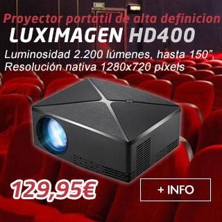 Luximagen HD400 proyector portatil de alta definicion