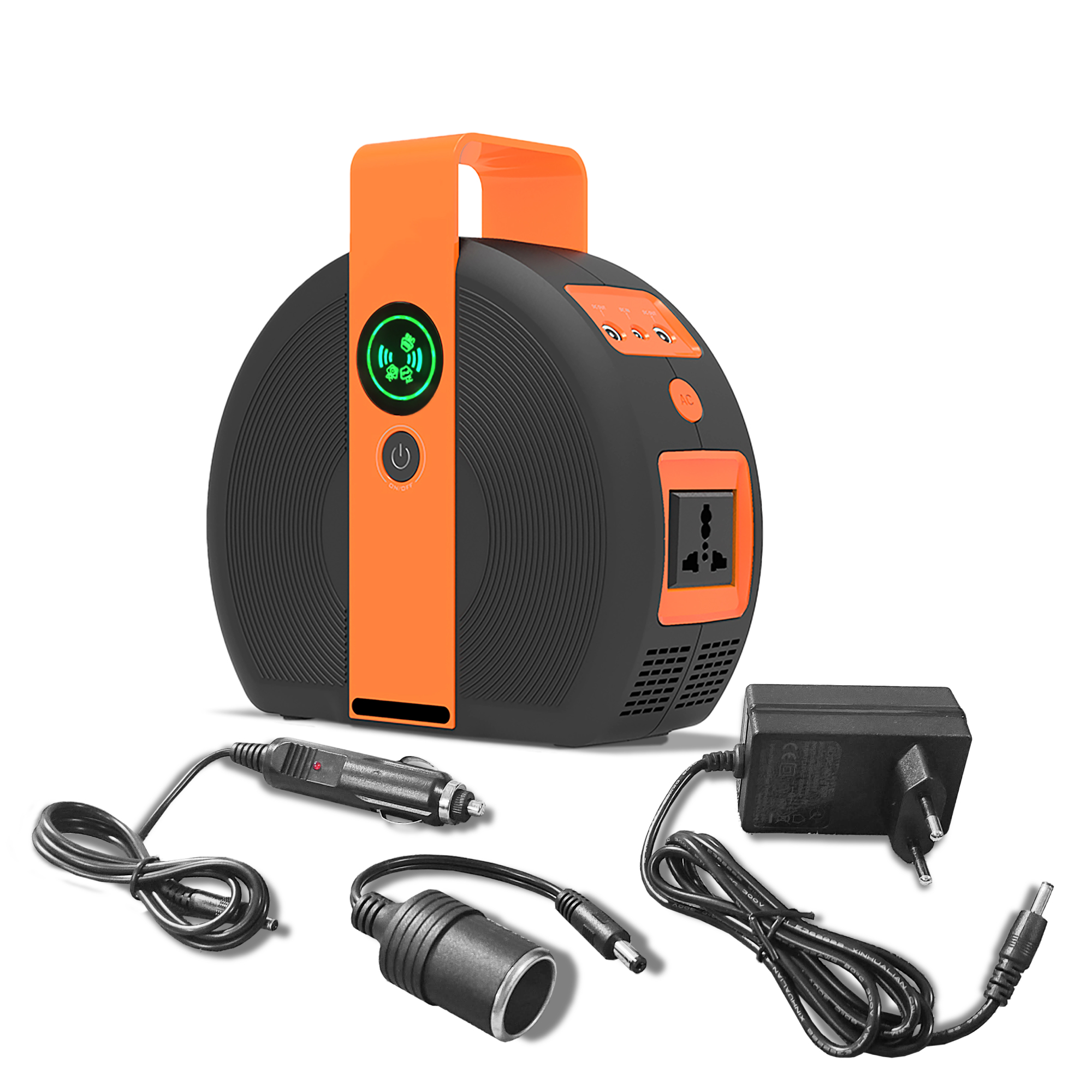 UKing Generador Portátil,155Wh/42000mAh Generador de Camping con1 AC Toma de Corriente,2 DC,3 QC3.0 USB,Cargado por el Panel Solar/Toma de Corriente para Acampar Respaldo de Emergencia CPAP 