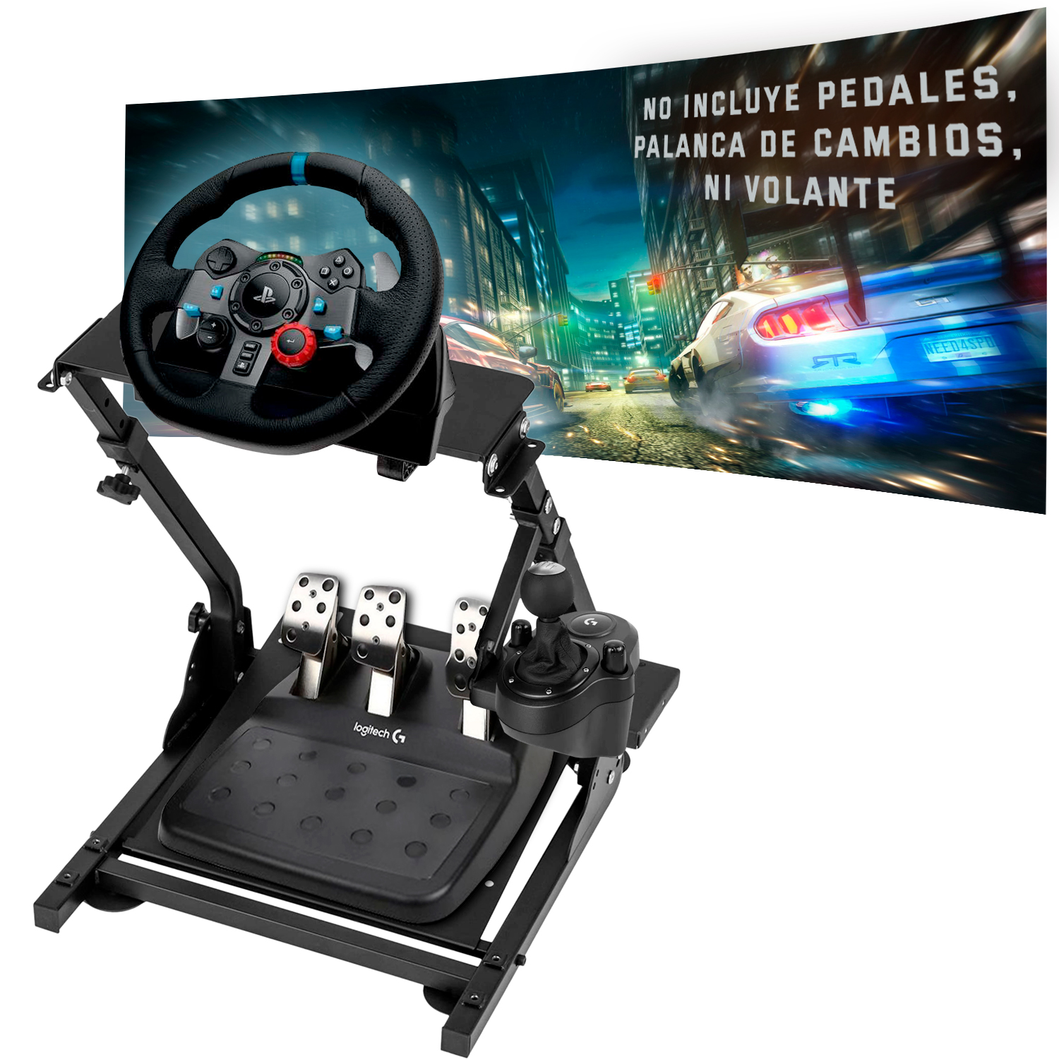 Soporte para Volante Logitech Thrustmaster y Fanatec > Cables y accesorios  > Soporte para volante