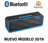 Altavoz Bluetooth Unicview SC-211 Azul Estéreo con Radio Altavoc