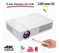 Luximagen HD1100 DLP 3.200 lúmenes Android 6.0 Bluetooth Wifi 5G