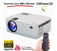Unicview HD320 - Alta definición 3.500 lúmenes Wifi Miracast