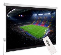 Pantalla de proyección eléctrica de 110" 16:9 (REACONDICIONADA)