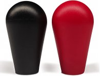 Adaptador Oval de Repuesto para Joystick Pandora ( negro/rojo)