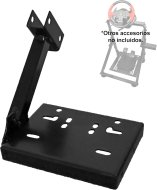 Gear shift lever adapter for steering wheel mount