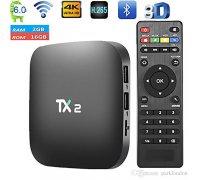 Android box MOD TX2 version R2 ideal para proyector, 2GB de RAM,