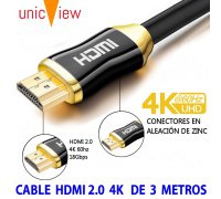 Cable HDMI de 3 metros 4K formato 2.0
