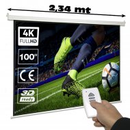 Electric projector screen 100" 4:3