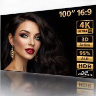 Pantalla de proyeccion formato marco fijo 100" ALR NO UST