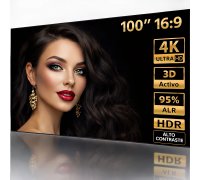 Pantalla de proyeccion formato marco fijo 100" ALR NO UST Pantalla de proyeccion formato marco fijo 100" ALR NO UST