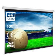 Manual projector screen 100" ( 2 x 1,50 metros)