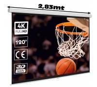Manual projection screen 120" 16:9