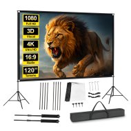 Pantalla de proyección portátil 120" 16:9 (REACONDICIONADA)