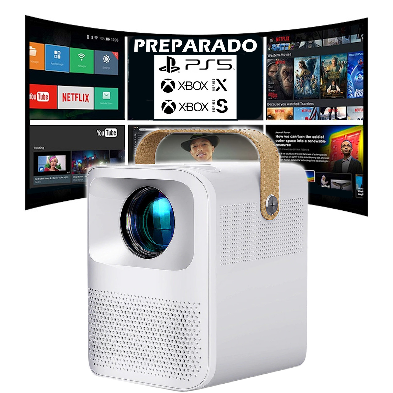 Unicview FHD1000 FULLHD (Wifi, Bluetooth, Silencioso) > ¿Qué modelo  necesito? > Peliculas, video juegos, tv