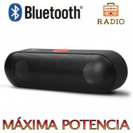 Altavoz Bluetooth 6W,Unicview NBY18 con Radio Negro Estéreo Alta