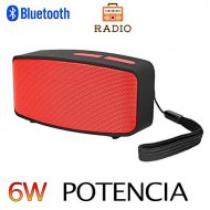 Altavoz Bluetooth 6W,Unicview N10 Rojo