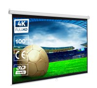 Pantalla de proyección manual de 100" ( 2 x 1,50 metros) Pantalla de proyección manual de 100" ( 2 x 1,50 metros)